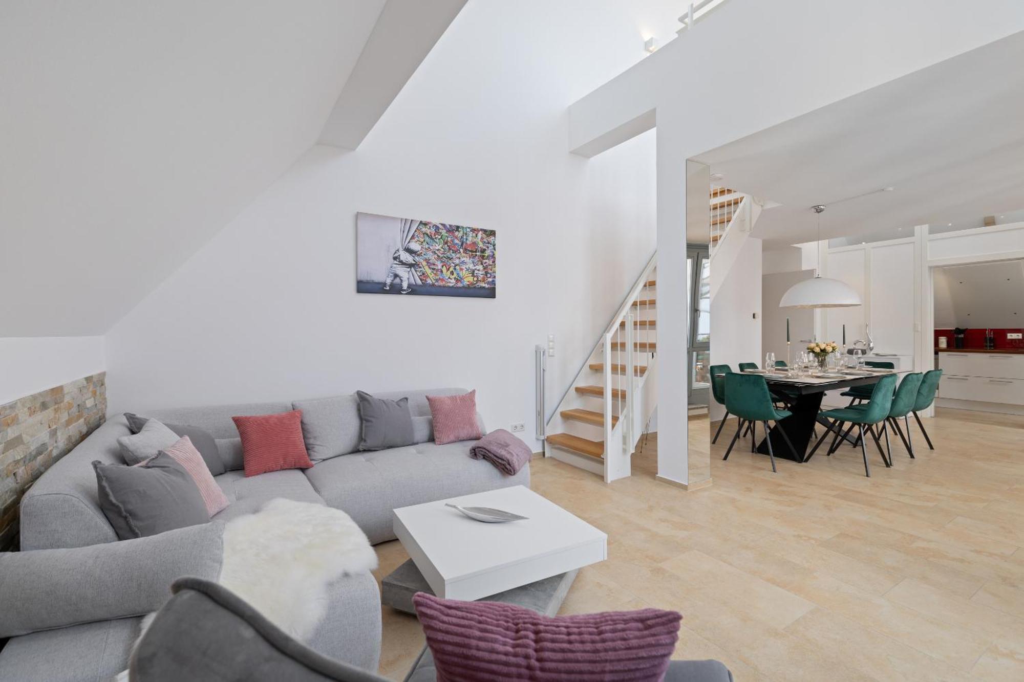Helloflats - Luxus-Penthouse - Balkon - Parking - Zentrum - Therme - Naehe Flughafen Muc Эрдинг Экстерьер фото